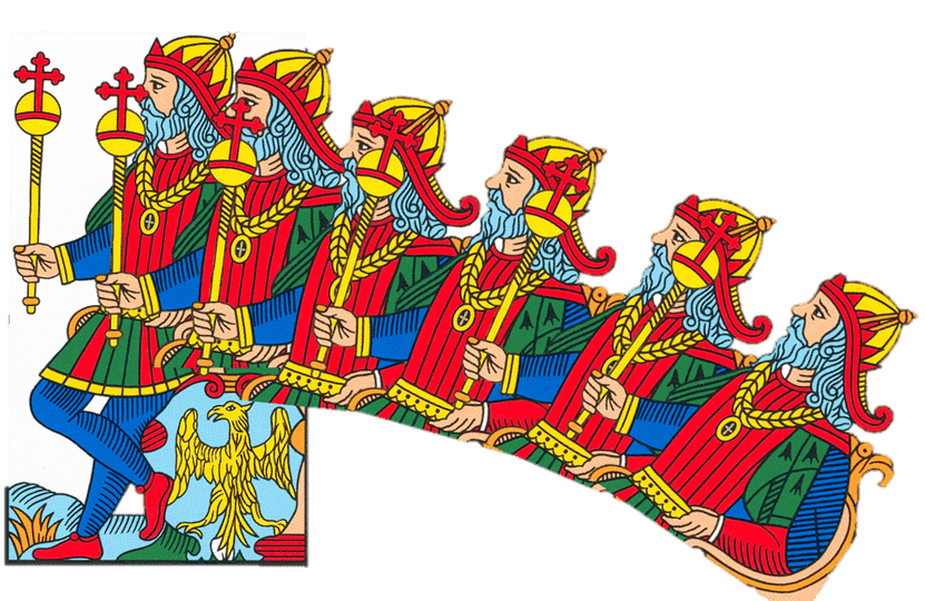 carte empereur tarot dans l'ensemble des cartes