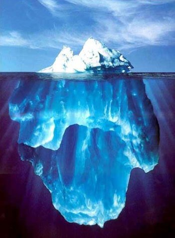 poser une question au tarot, tel un iceberg
