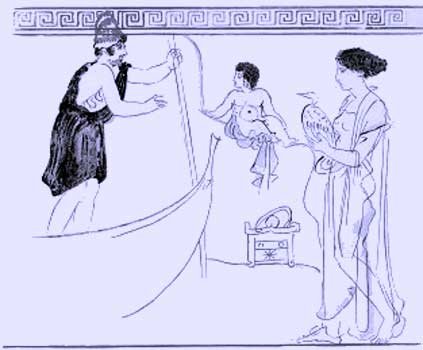 Charon, dans la mythologie grecque, c'est le passeur. L'hermite du tarot joue le même rôle.
