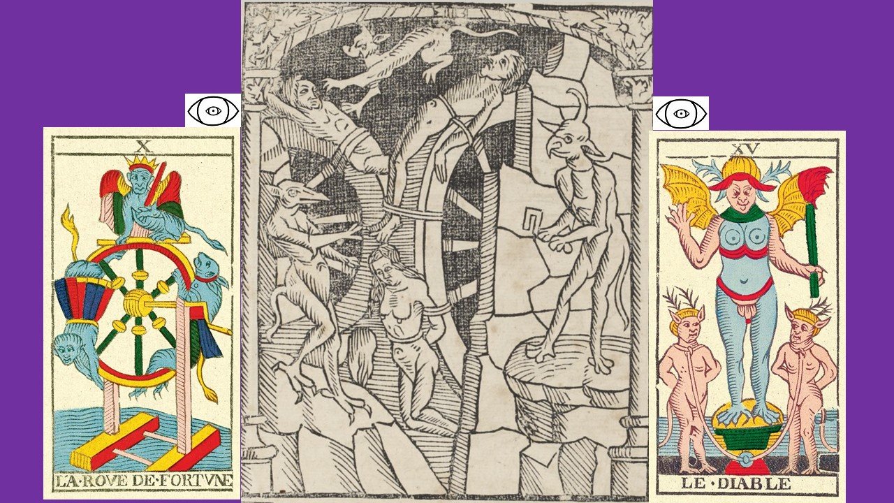 Cartes du Diable et de la roue de fortune, version 1529