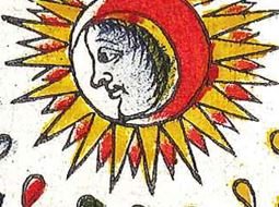 carte de tarot de la lune et féminin sacré