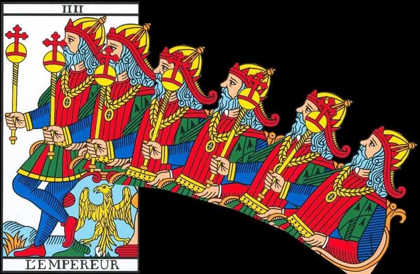 carte tarot empereur par vincent beckers