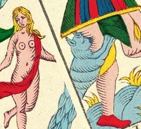 enchaînement du mât et du monde en tarot