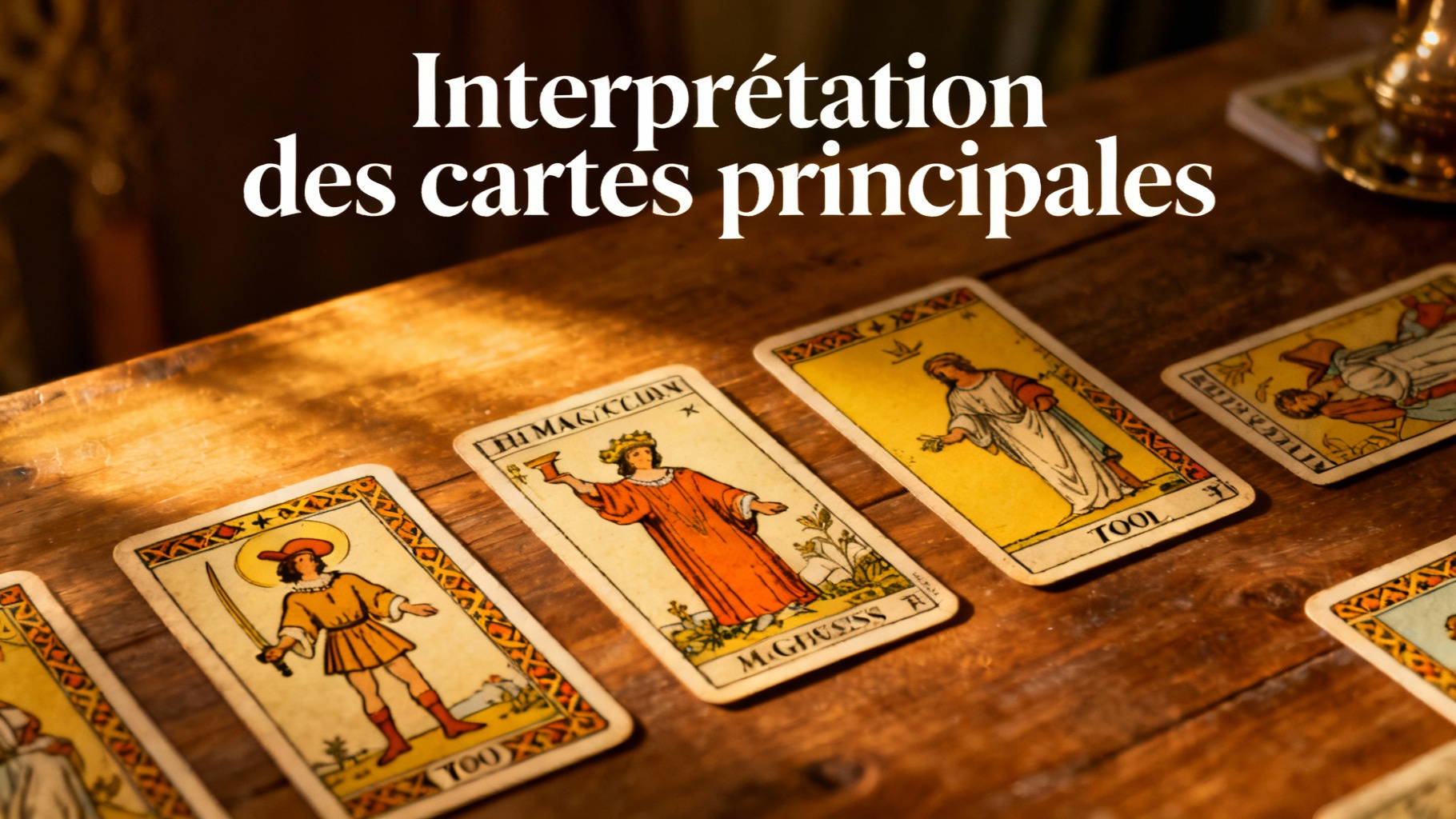 Interprétation des cartes principales