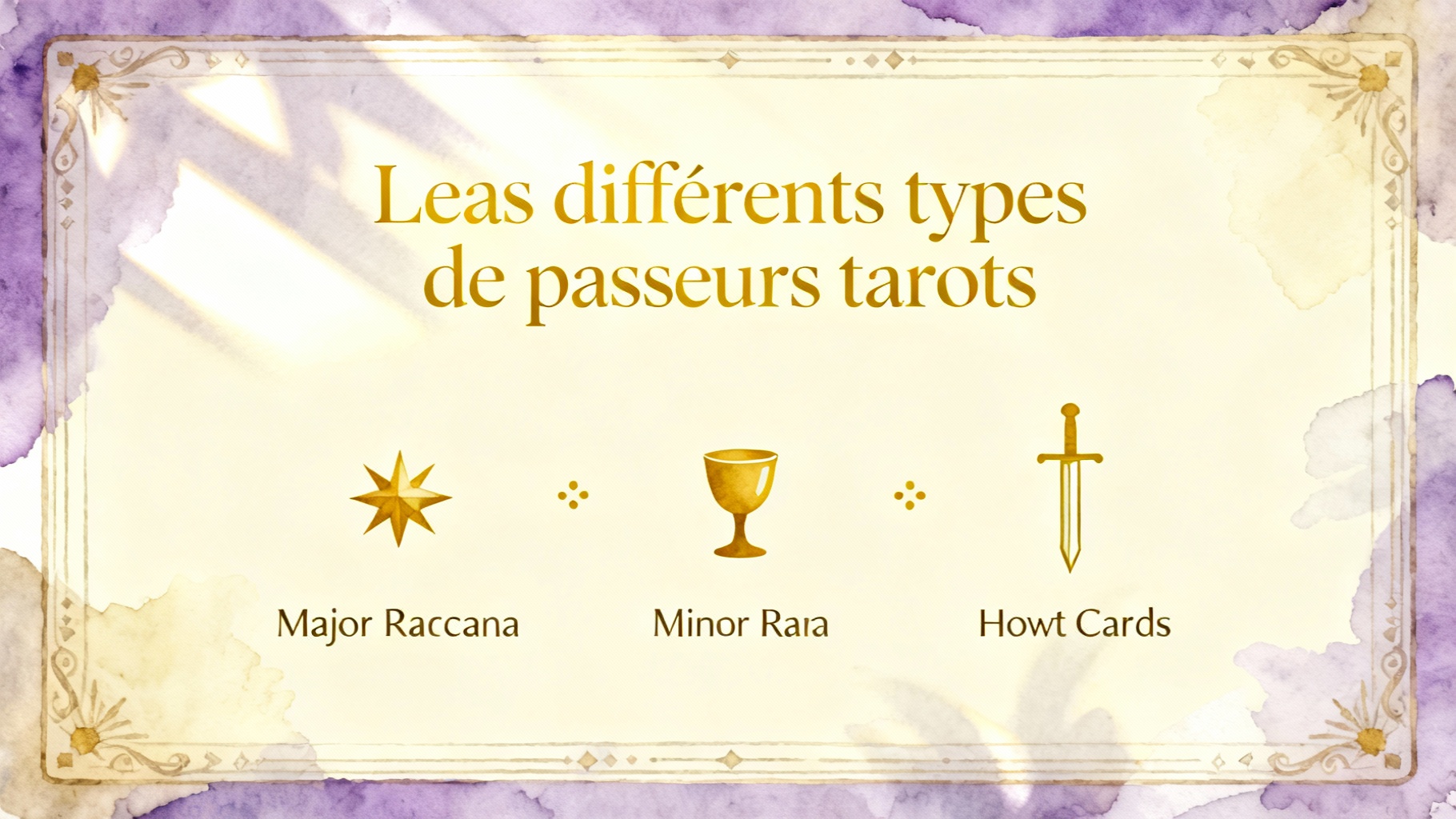 Les différents types de passeurs tarots