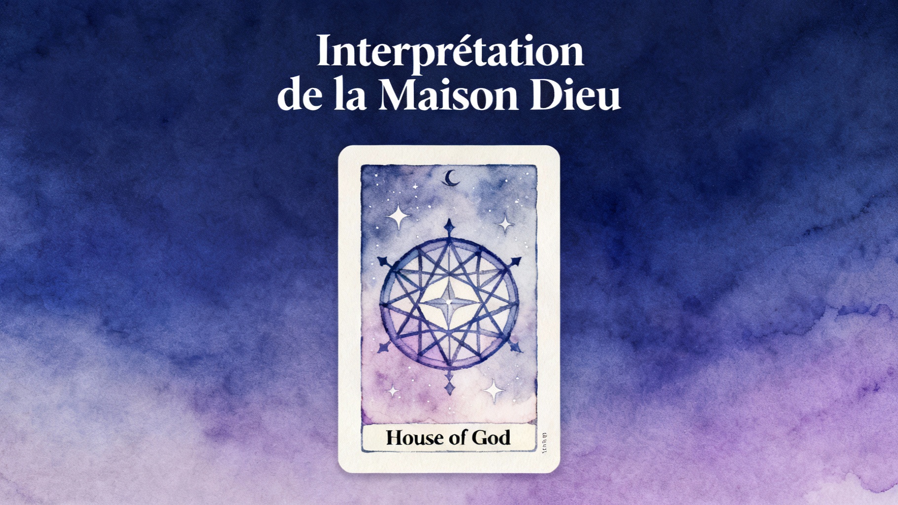 Interprétation de la Maison Dieu