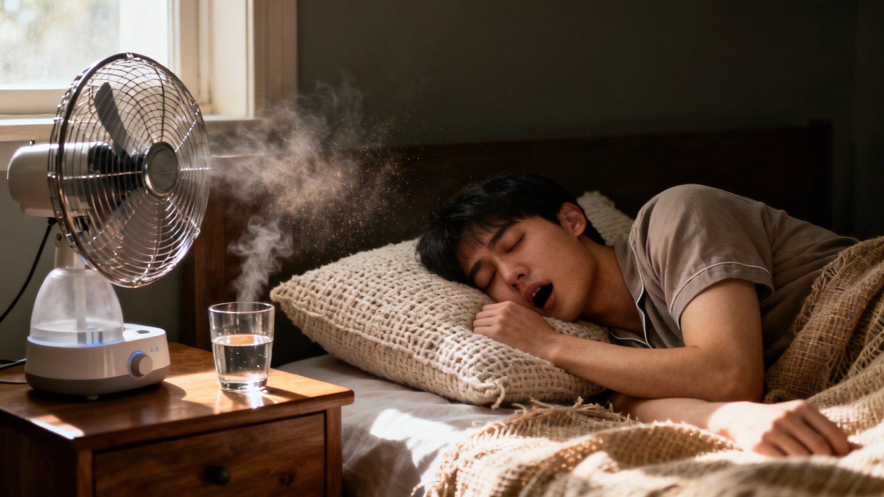 Bouche très sèche en dormant : causes et solutions