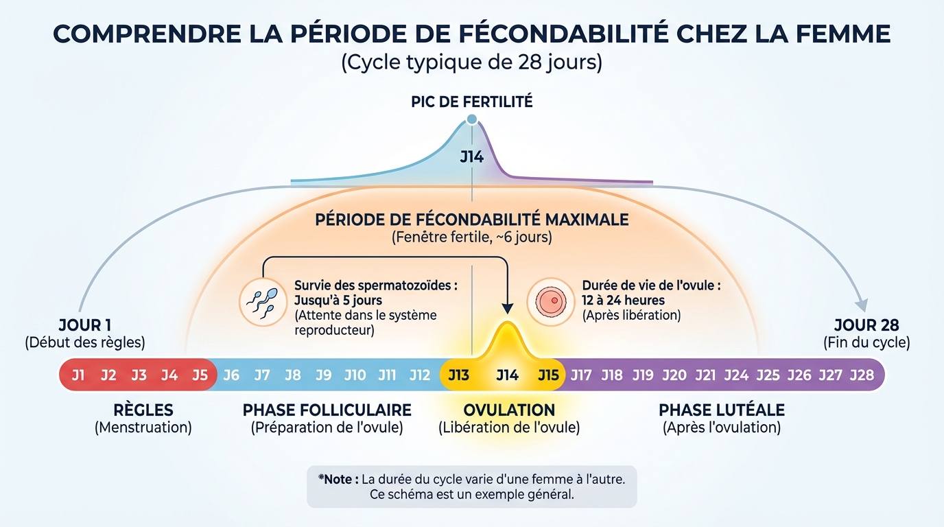Comprendre la période de fécondabilité chez la femme 1 Comment calculer sa période de fécondabilité ?