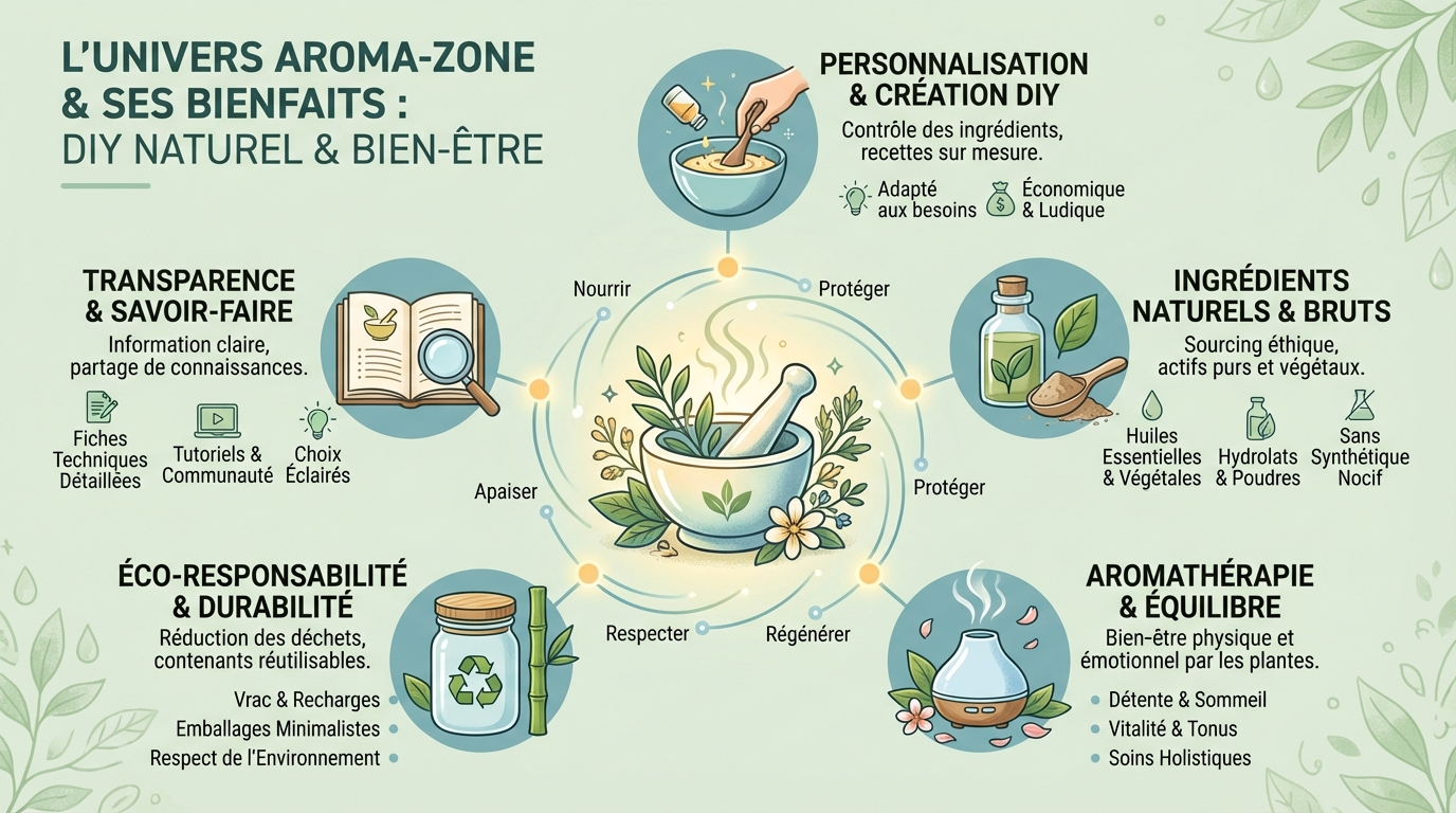 Découvrez l'univers d'aroma-zone et ses bienfaits 1 Les produits phares d'Aroma-Zone