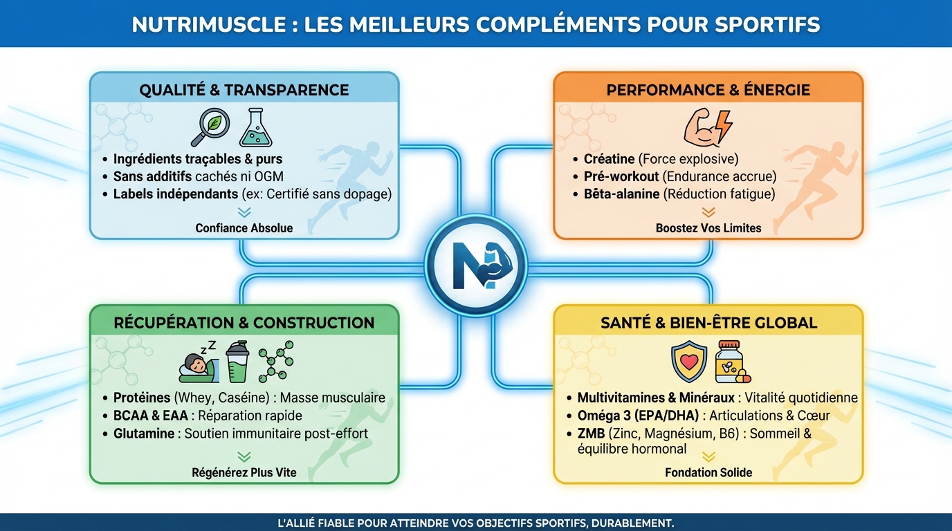 Nutrimuscle : les meilleurs compléments pour sportifs 1 Comment choisir ses compléments ?
