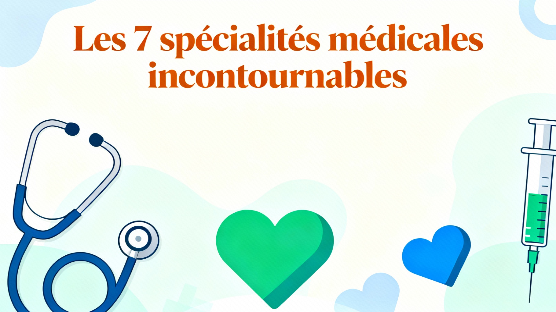 Les 7 spécialités médicales incontournables