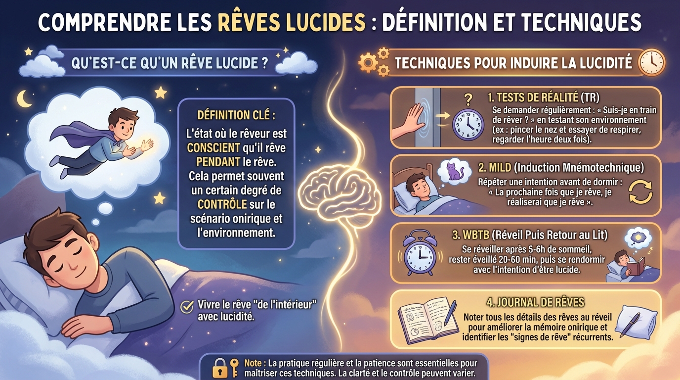 Techniques pour induire des rêves lucides