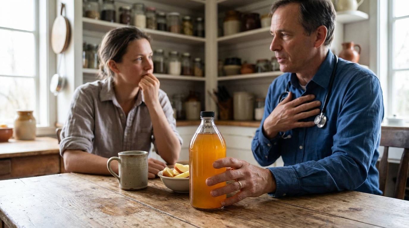 Le vinaigre de cidre est-il dangereux pour le cœur ?