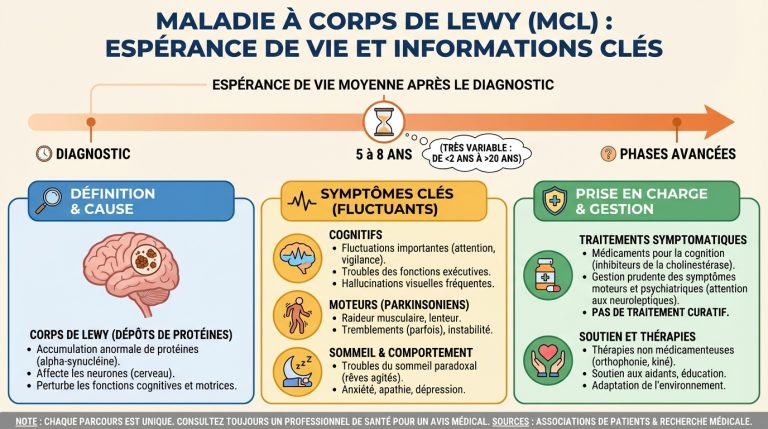 Maladie à corps de lewy : espérance de vie et informations clés ...