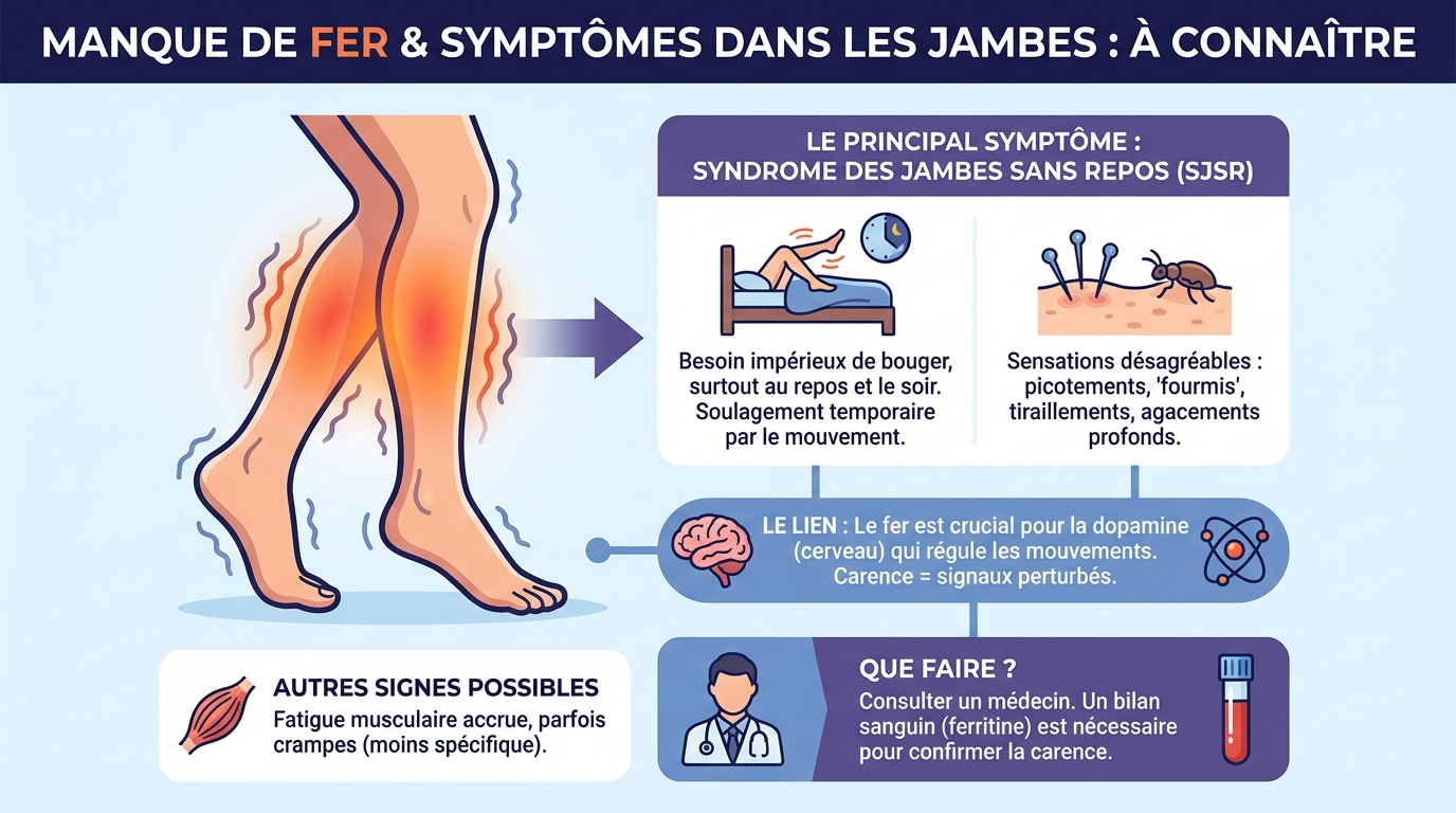 Comment diagnostiquer un manque de fer ?