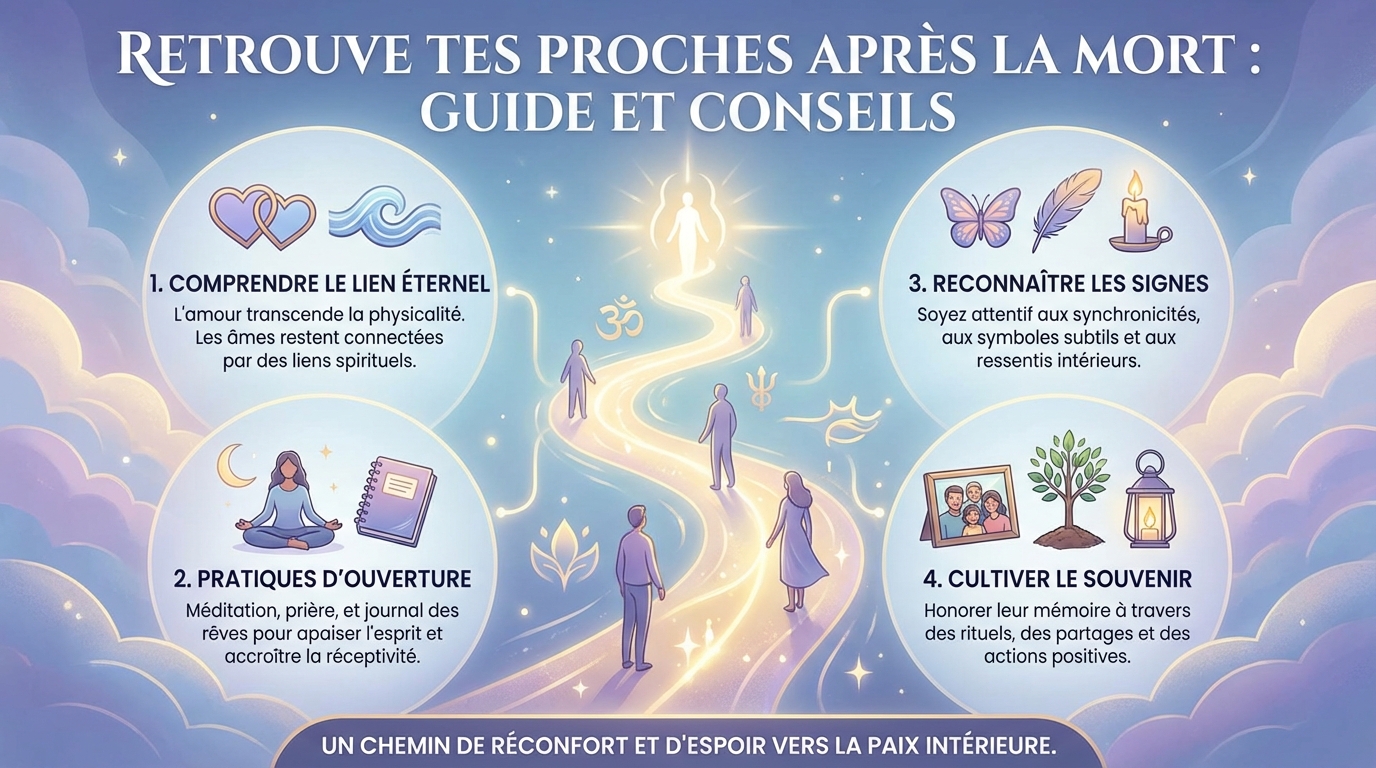 Retrouve tes proches après la mort : guide et conseils 1 Méthodes pour communiquer avec l'au-delà