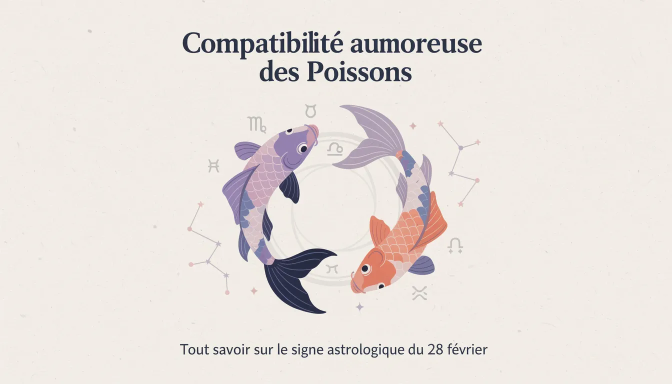 Tout savoir sur le signe astrologique du 28 février 1 Compatibilité amoureuse des Poissons