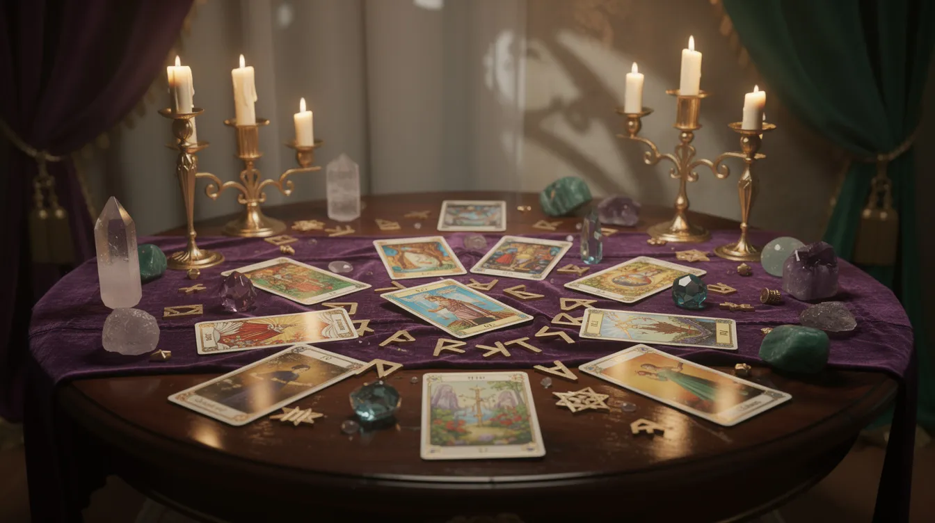 Correspondances spécifiques entre runes et cartes de tarot